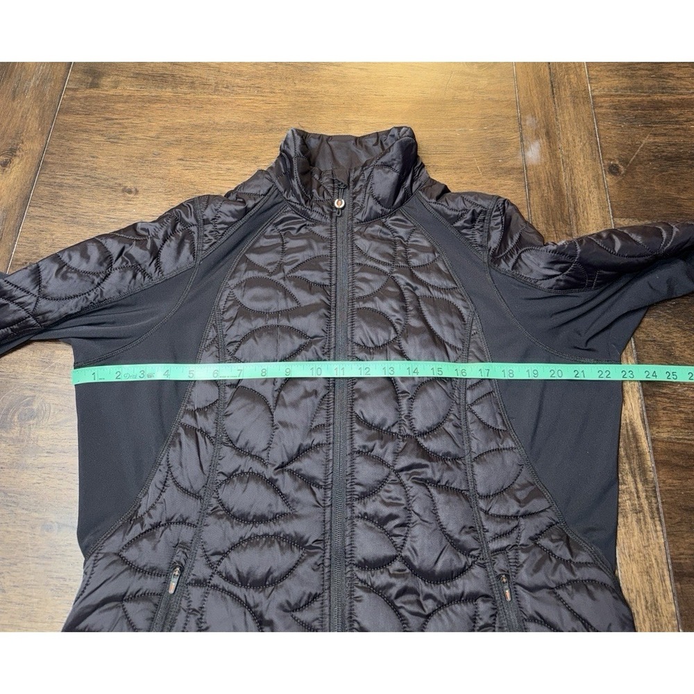 Kerrits Jacket Coat Puffer Quilted Women's L Black Horseback Riding Equestrian - Picture 7 of 9